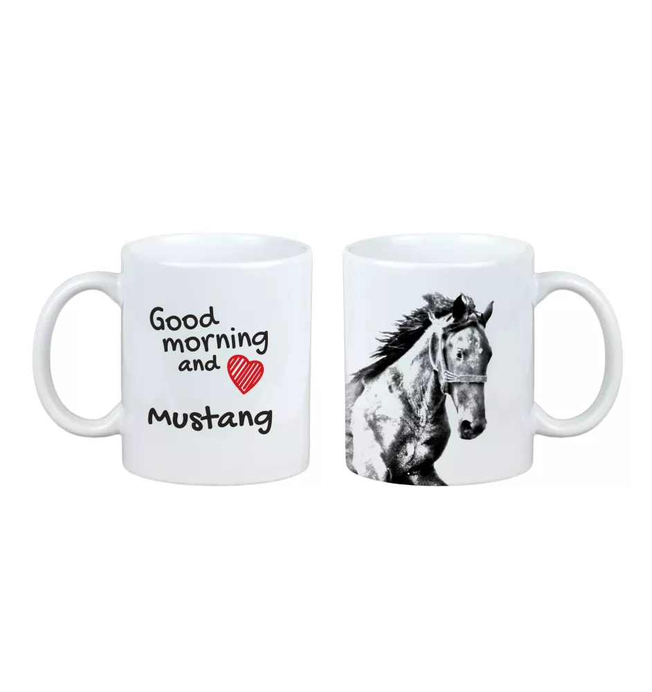 Mustang - cup with a dog, personalized cup with a print, a classic gift for everyone from the Art-Dog brand