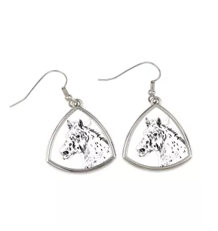 Noriker kolczyk ze zdjęciem konia Art-Dog