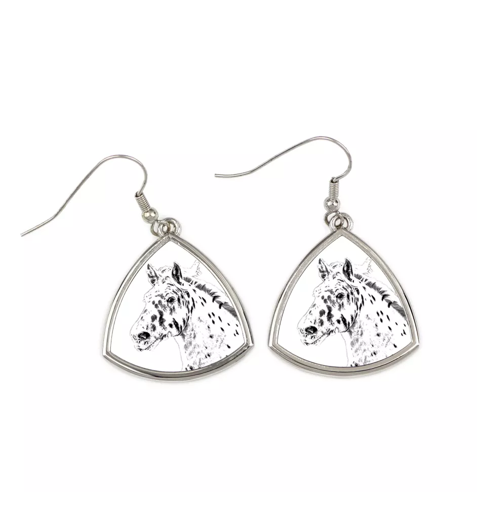 Noriker kolczyk ze zdjęciem konia Art-Dog