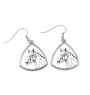 Noriker - earrings with a horse, hanging earrings with a picture, personalized jewelry with Art-Dog brand print