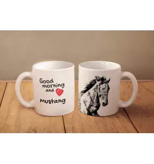 Mustang kubek z koniem good morning Art-Dog