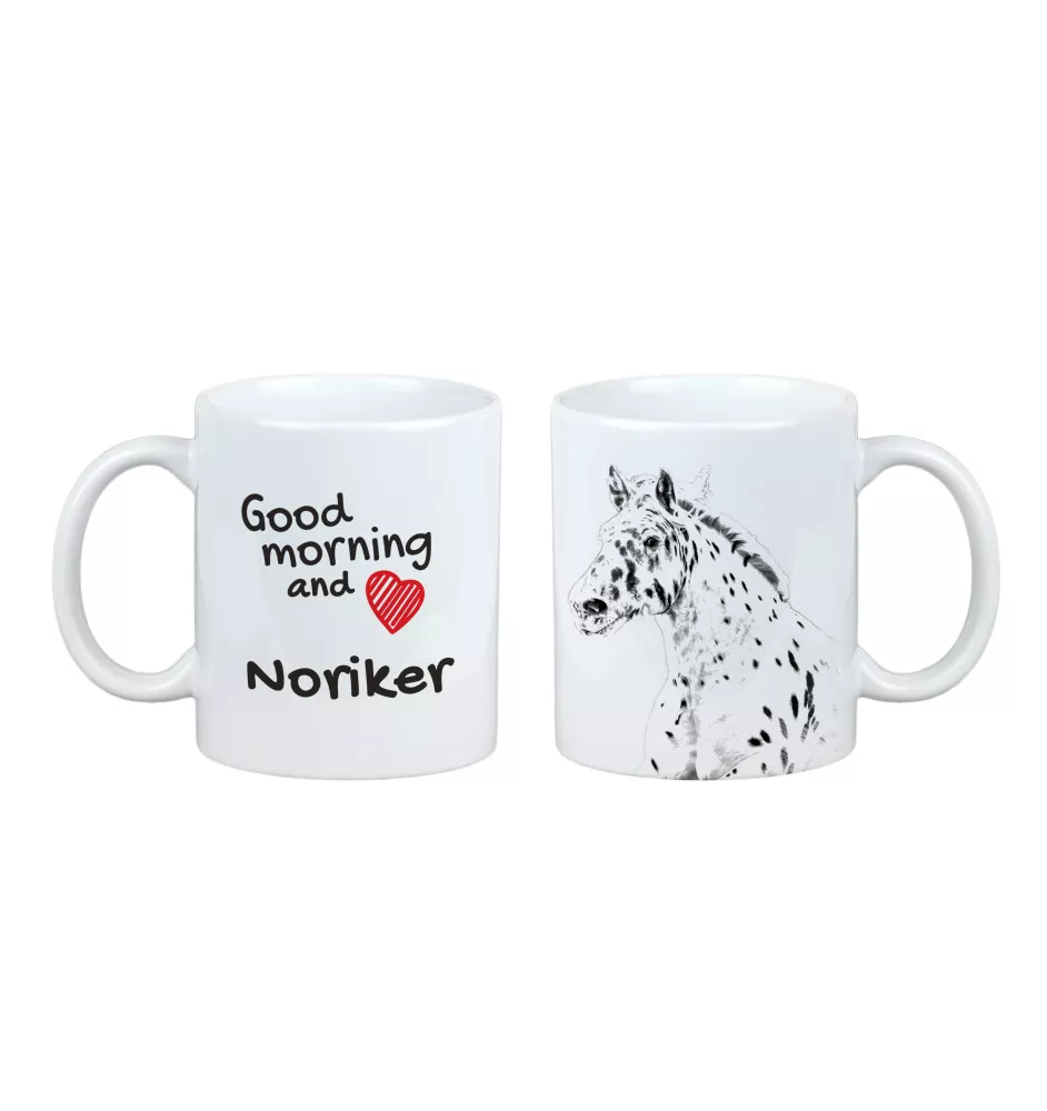 Noriker - Tasse mit Hund, personalisierte Tasse mit Druck, klassisches Geschenk für jeden von der Marke Art-Dog.