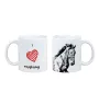 Mustang - cup with a horse, cute cup with graphics, a gift with your photo from the Art-Dog brand