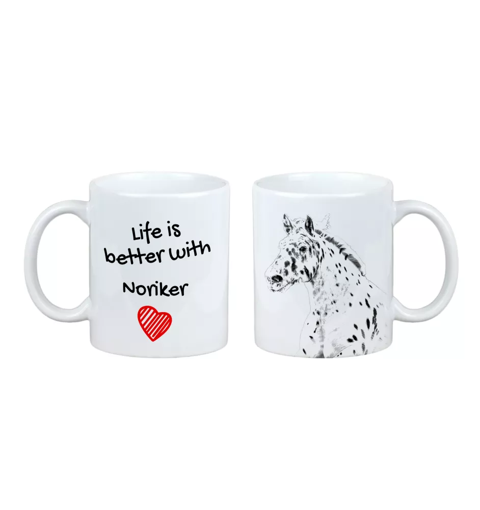 Noriker - Tasse mit Pferd, Tasse mit Bild, personalisiertes Geschenk der Marke Art-Dog