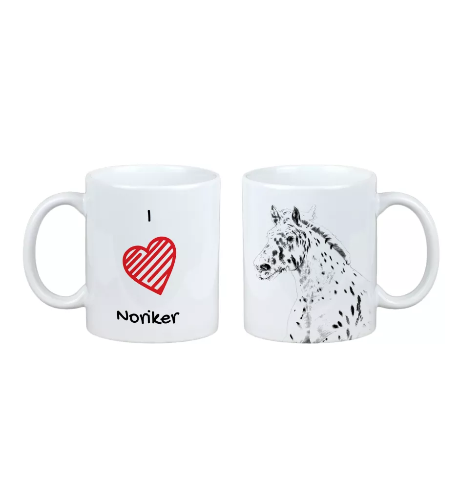 Noriker - Tasse mit Pferd, niedliche Tasse mit Grafik, Geschenk mit Ihrem Foto von der Marke Art-Dog
