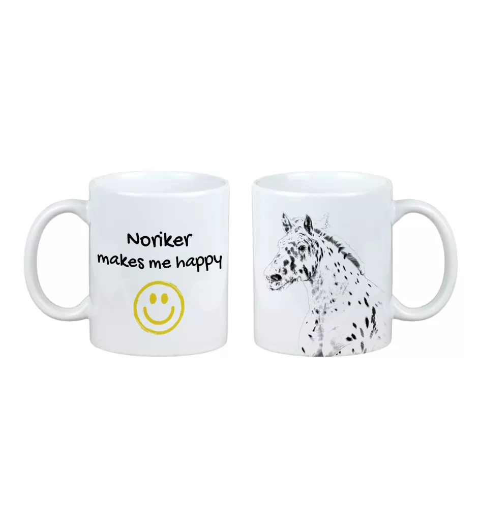 Noriker - tasse avec un cheval, une tasse joyeuse pour les amoureux des chiens, un cadeau personnalisé de la marque Art-Dog