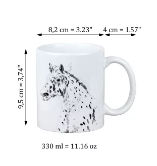 Noriker - tasse avec un cheval, une tasse joyeuse pour les amoureux des chiens, un cadeau personnalisé de la marque Art-Dog