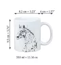 Noriker - Becher mit Pferd, fröhlicher Becher für Hundefreunde, personalisiertes Geschenk der Marke Art-Dog