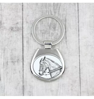 Paso Fino - porte-clés avec un cheval, porte-clés imprimé, breloque personnalisée de la marque Art-Dog