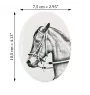 Paso Fino - une plaque commémorative avec une photo de cheval, une plaque funéraire avec une impression, une plaque ovale personnalisée de la marque Art-Dog