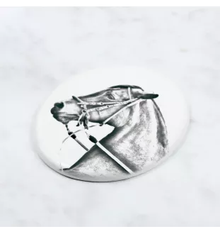 Paso Fino - une plaque commémorative avec une photo de cheval, une plaque funéraire avec une impression, une plaque ovale personnalisée de la marque Art-Dog