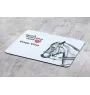Paso Fino - tapis de souris imprimé, tapis de souris personnalisé avec un cheval, un gadget unique pour un employé de bureau de la marque Art-Dog