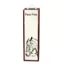 Paso Fino - boîte à vin avec un cheval, boîte à alcool avec une illustration, boîte cadeau personnalisée de la marque Art-Dog