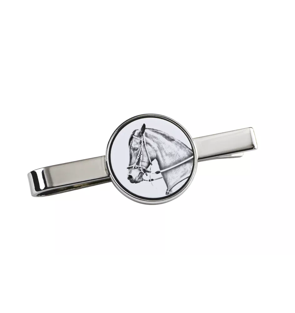 Paso Fino - Krawattennadel mit Pferd, personalisierter Krawattenclip, einzigartiges Geschenk für Männer von der Marke Art-Dog