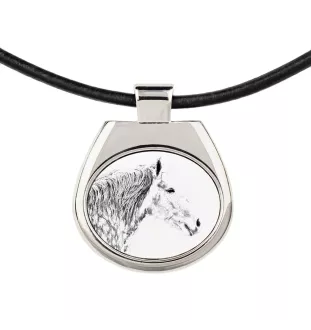 Percheron - Halskette mit Pferd, personalisierter Anhänger mit Foto, einzigartige Halskette für Frauen und Männer von der Marke Art-Dog