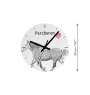 Percheron - horloge murale avec cheval, horloge de table avec impression, décoration personnalisée de la maison de la marque Art-Dog