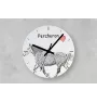 Percheron - wall clock with a horse, shelf clock with a print, personalized home decoration from the Art-Dog brand