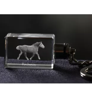 Perszeron brelok kryształowy z koniem Art-Dog