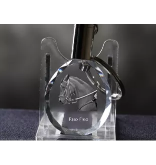 Paso Fino brelok do kluczy kryształowy z koniem Art-Dog