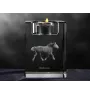 Percheron - Bougeoir avec image d'un cheval, porte bougie en cristal, cadeau personnalisé par la marque Art-Dog