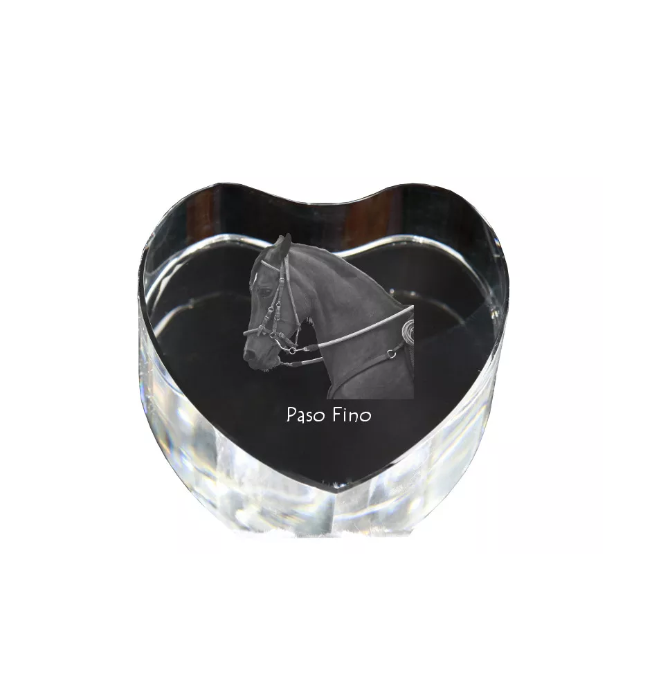 Paso Fino serce kryształowe z koniem Art-Dog