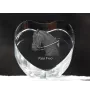 Paso Fino - a photo of a horse in crystal, a crystal heart, a unique frame with a photo from the Art-Dog brand