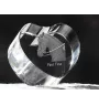 Paso Fino - une photo de cheval dans un cristal, un cœur en cristal, un cadre exceptionnel avec une photo de la marque Art-Dog