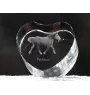 Percheron - une photo de cheval dans un cristal, un cœur en cristal, un cadre exceptionnel avec une photo de la marque Art-Dog