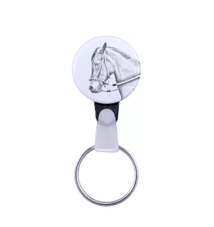 Paso Fino - unique keychain with a horse picture, handmade product, light and handy pendant from Art-Dog brand
