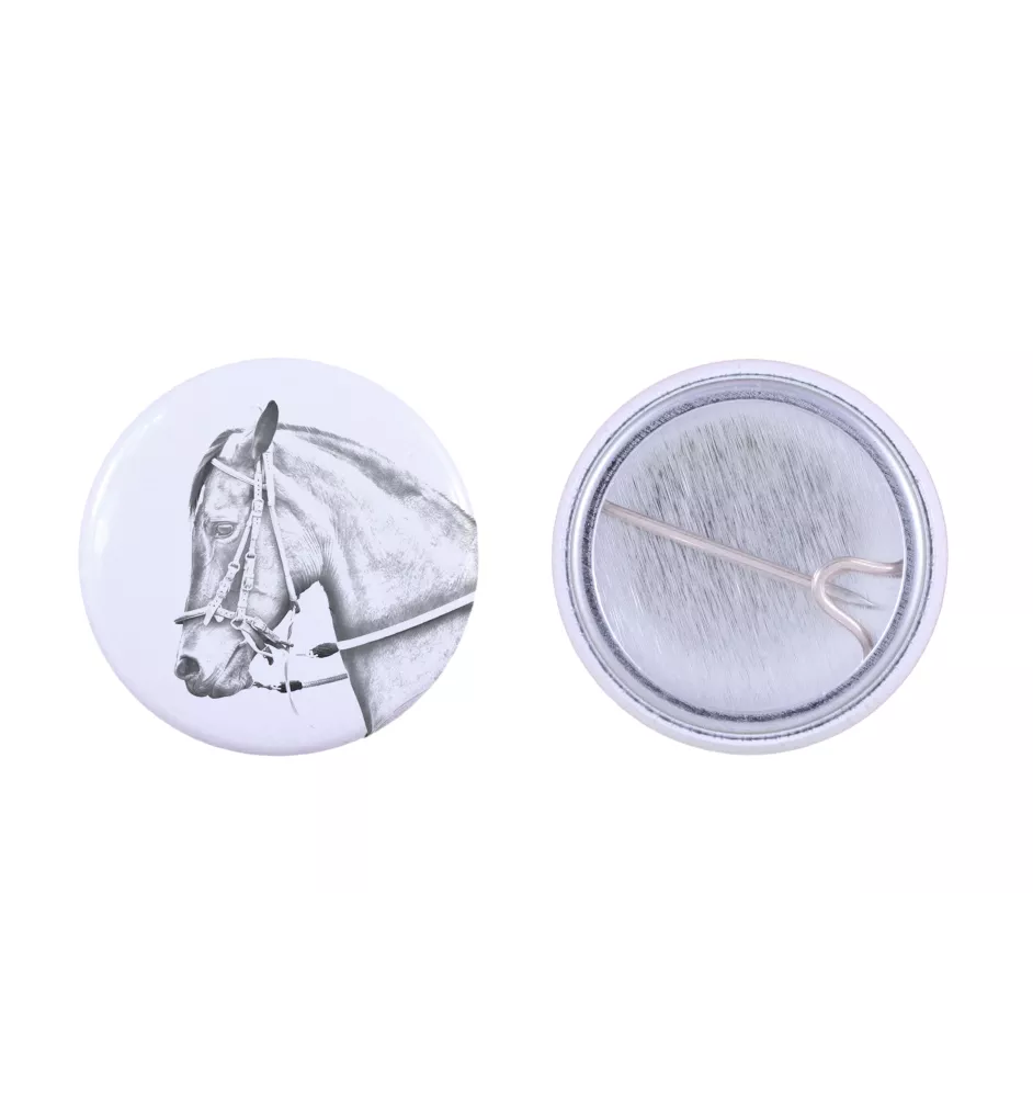 Paso Fino ornement de chemise, broche pour sac, cadeau idéal avec la possibilité d'ajouter votre propre graphisme de la marque Art-Dog