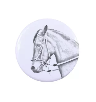 Paso Fino ornement de chemise, broche pour sac, cadeau idéal avec la possibilité d'ajouter votre propre graphisme de la marque Art-Dog