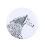 Percheron - magnet with a horse, a unique imprint of the Art-Dog horse brand