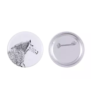 Percheron - Magnet mit Pferd, ein einzigartiges Abdruck des Pferdes der Marke Art-Dog