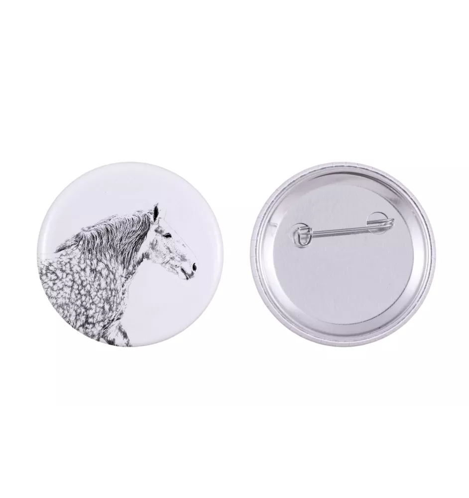 Percheron - magnet with a horse, a unique imprint of the Art-Dog horse brand