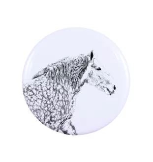 Percheron - Magnet mit Pferd, ein einzigartiges Abdruck des Pferdes der Marke Art-Dog
