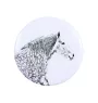 Percheron - Magnet mit Pferd, ein einzigartiges Abdruck des Pferdes der Marke Art-Dog