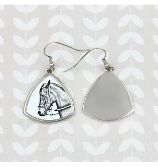 Paso Fino - earrings with a horse, hanging earrings with a picture, personalized jewelry with Art-Dog brand print