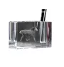 Percheron - Stifthalter, Kristallorganisator mit Bild eines Pferdes, einzigartige Schreibtischdekoration der Marke Art-Dog