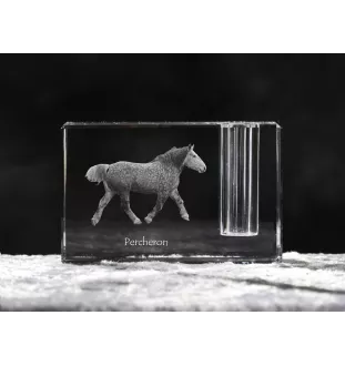 Perszeron penholder kryształowy z koniem Art-Dog