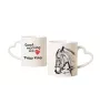 Paso Fino - Tasse mit Hund, entzückende Tasse mit herzförmigem Henkel, universelles Geschenk der Marke Art-Dog