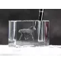 Percheron - Pen stand, crystal organiser with picture of a horse, unique desk decoration by Art-Dog brand
