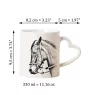 Paso Fino - Tasse mit Hund, entzückende Tasse mit herzförmigem Henkel, universelles Geschenk der Marke Art-Dog