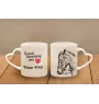 Paso Fino - tasse avec chien, une tasse adorable avec une anse en forme de cœur, un cadeau universel de la marque Art-Dog