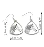 Percheron - earrings with a horse, hanging earrings with a picture, personalized jewelry with Art-Dog brand print