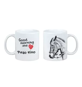 Paso Fino - Tasse mit Hund, personalisierte Tasse mit Druck, klassisches Geschenk für jeden von der Marke Art-Dog.