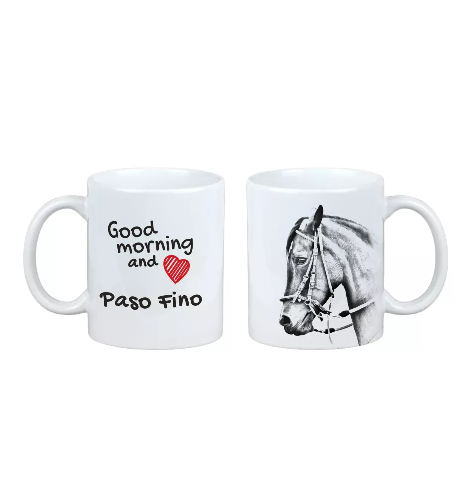 Paso Fino - Tasse mit Hund, personalisierte Tasse mit Druck, klassisches Geschenk für jeden von der Marke Art-Dog.