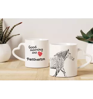 Perszeron kubek z koniem good morning serce Art-Dog