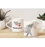 Percheron - cup with a dog, adorable cup with a heart-shaped handle, universal gift from the Art-Dog brand