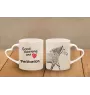 Percheron - Tasse mit Hund, entzückende Tasse mit herzförmigem Henkel, universelles Geschenk der Marke Art-Dog