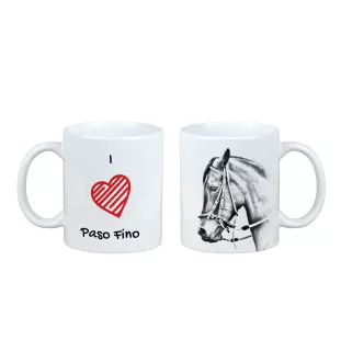 Paso Fino - tasse avec un cheval, une tasse charmante avec une illustration, un cadeau avec votre photo de la marque Art-Dog